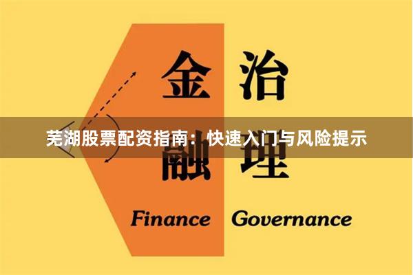 芜湖股票配资指南：快速入门与风险提示
